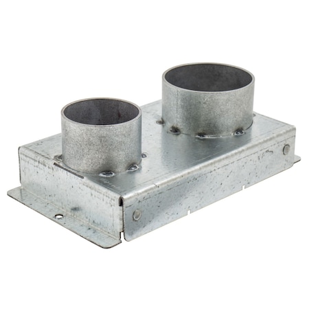 Hubbell Wiring Device-Kellems Recessed 8" Series, Replacement Fitting Box, (1) 1- 1/2" EMT and (1) 2" EMT S1R8JNC11
